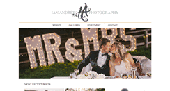 Desktop Screenshot of blog.ianandrewphotography.com